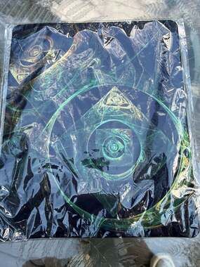 Symphony of the Cosmos Sacred Geometry All Seeing Eye Mouse Pad